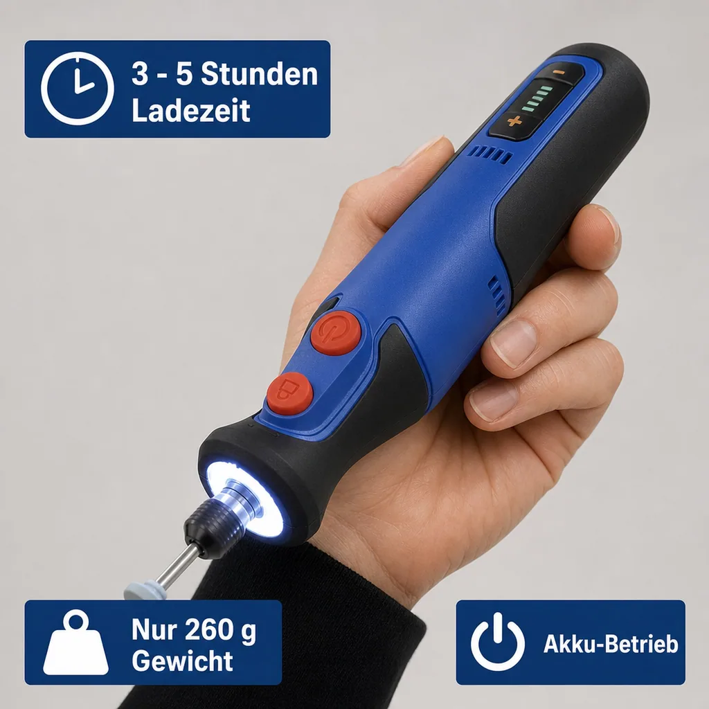 Akku Mini-Bohr-Fräswerkzeug-Set WBFW7.2