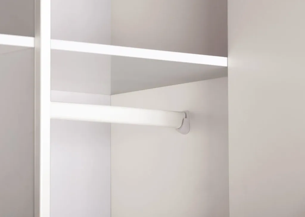 Montmartre Kleiderschrank, Babyschrank, Kinderschränk - 104 x 52 x 200 cm, Farbe: weiss