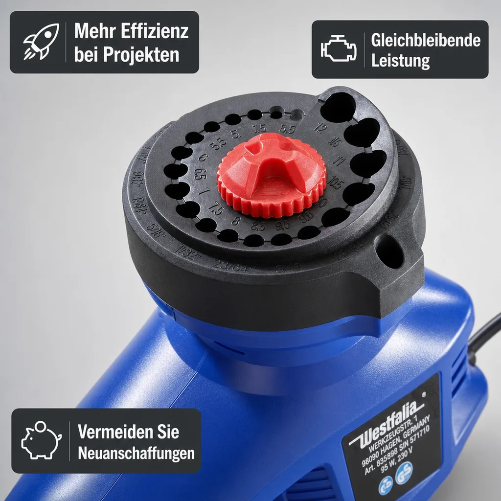Elektro Spiralbohrer-Schärfgerät 95 W/ 230 V