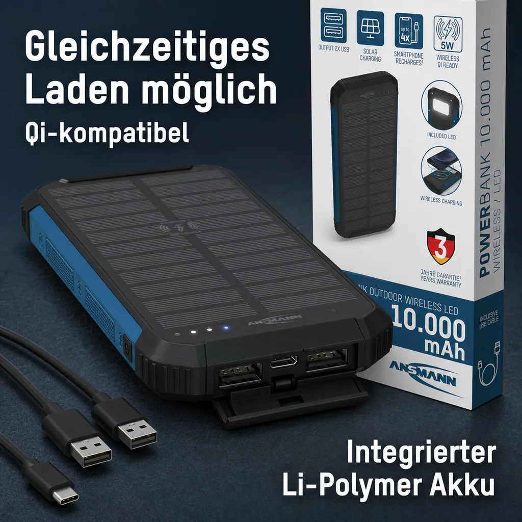 Outdoor Powerbank PB212W LED