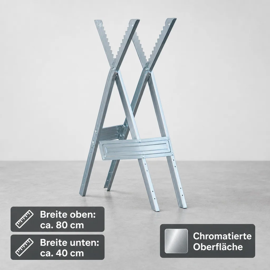 Klappbarer Holzsägebock