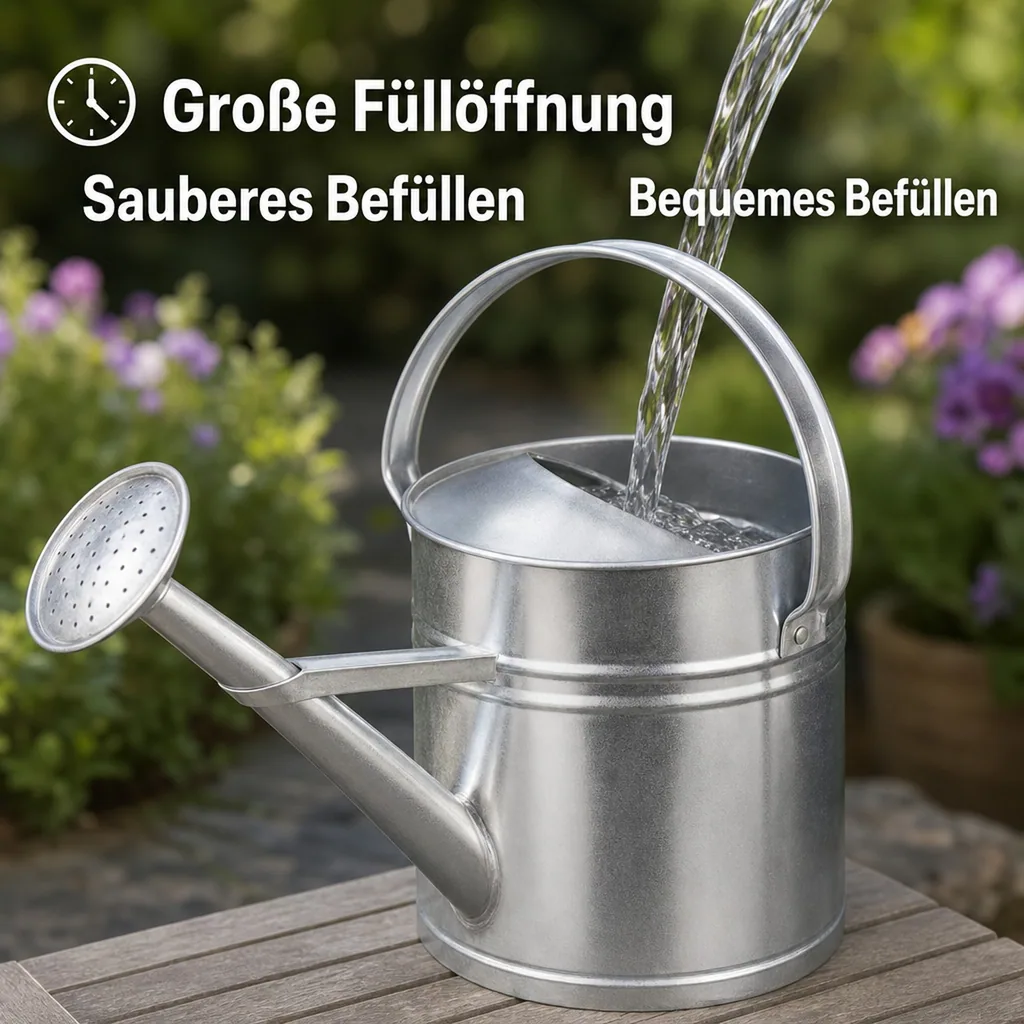 Gießkanne verzinkt 10 L