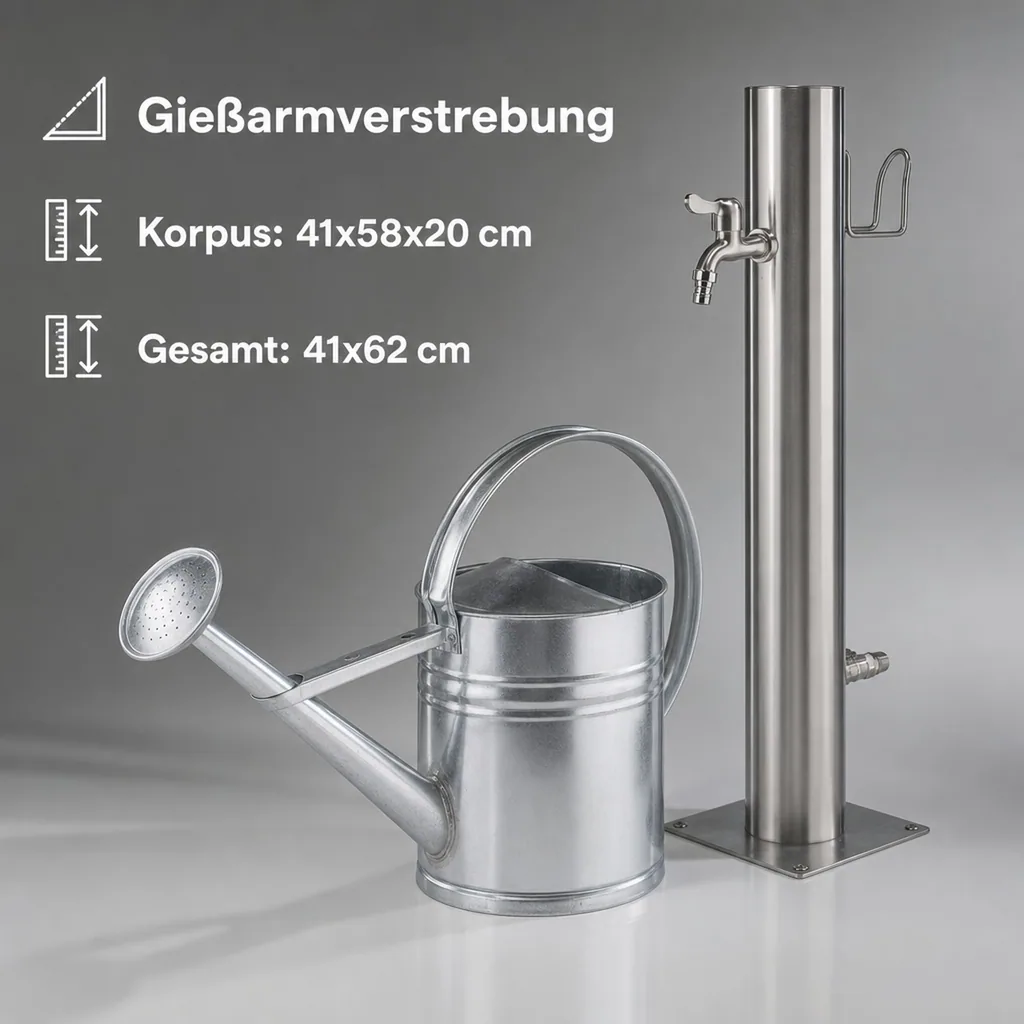 Gießkanne verzinkt 10 L