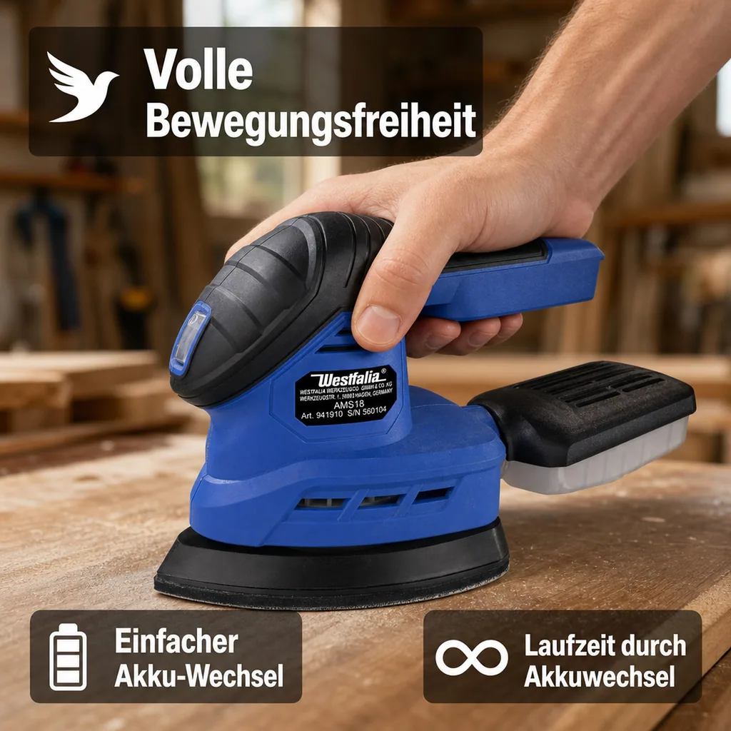 Akku Multischleifer AMS18 18 Volt Li-Ion - ohne Akku und Ladegerät -