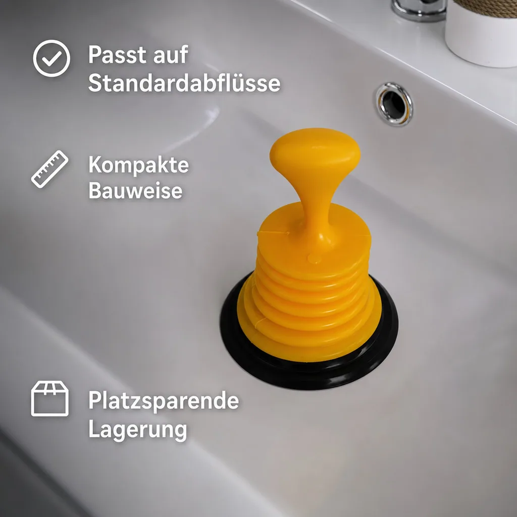 Mini-Saugpumpe "Rohr-frei"