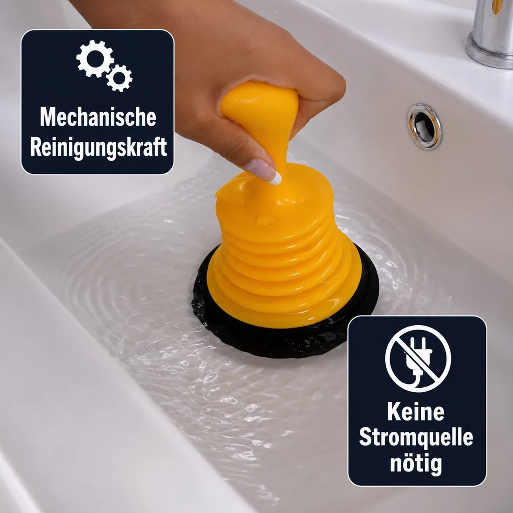 Mini-Saugpumpe "Rohr-frei"
