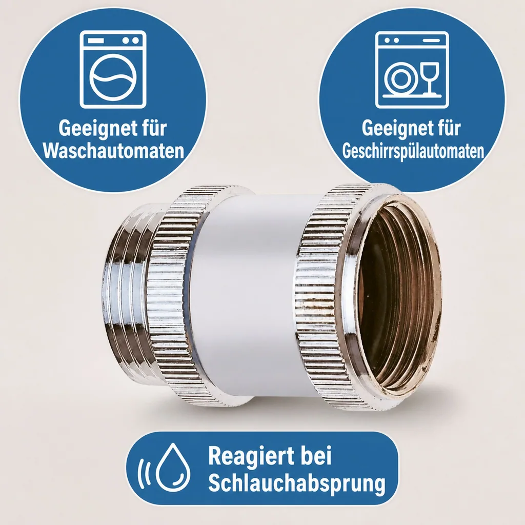 Wasserstopp Schlauchplatzsicherung