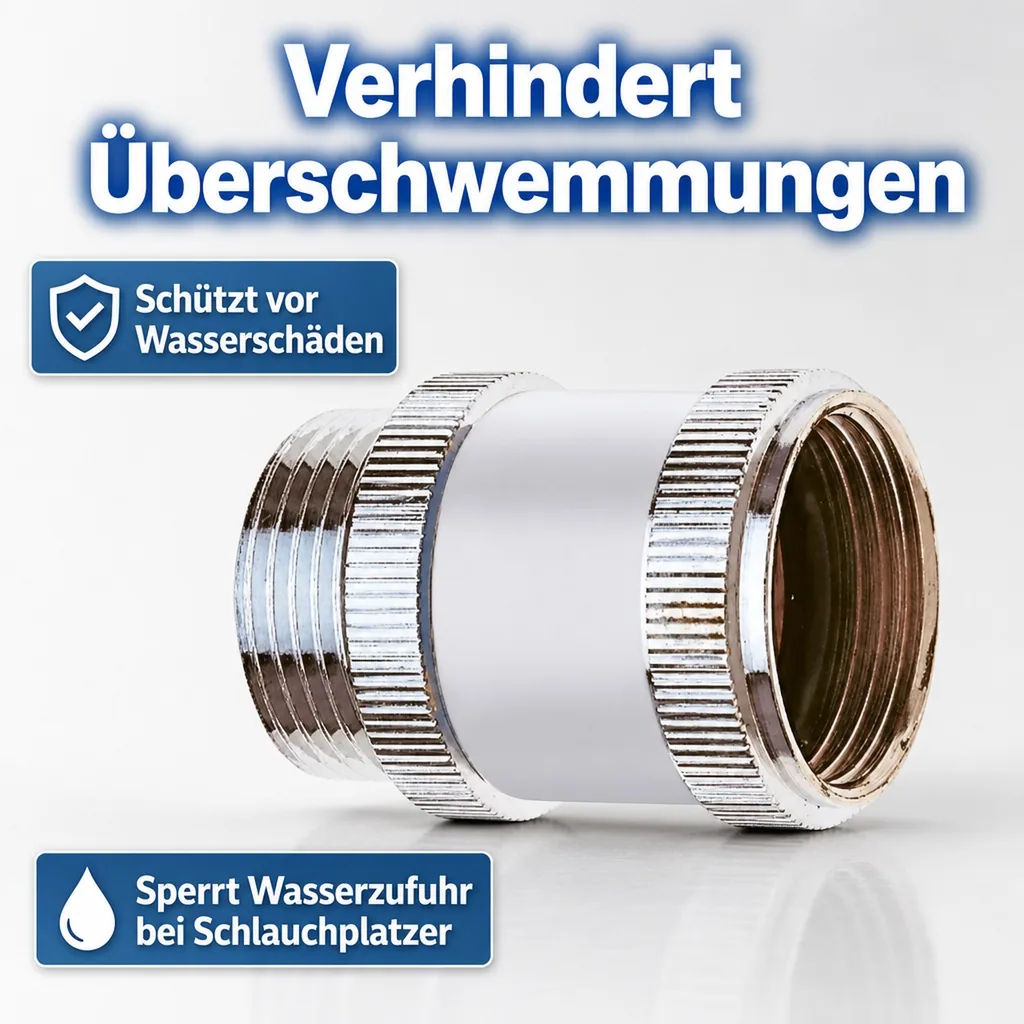 Wasserstopp Schlauchplatzsicherung