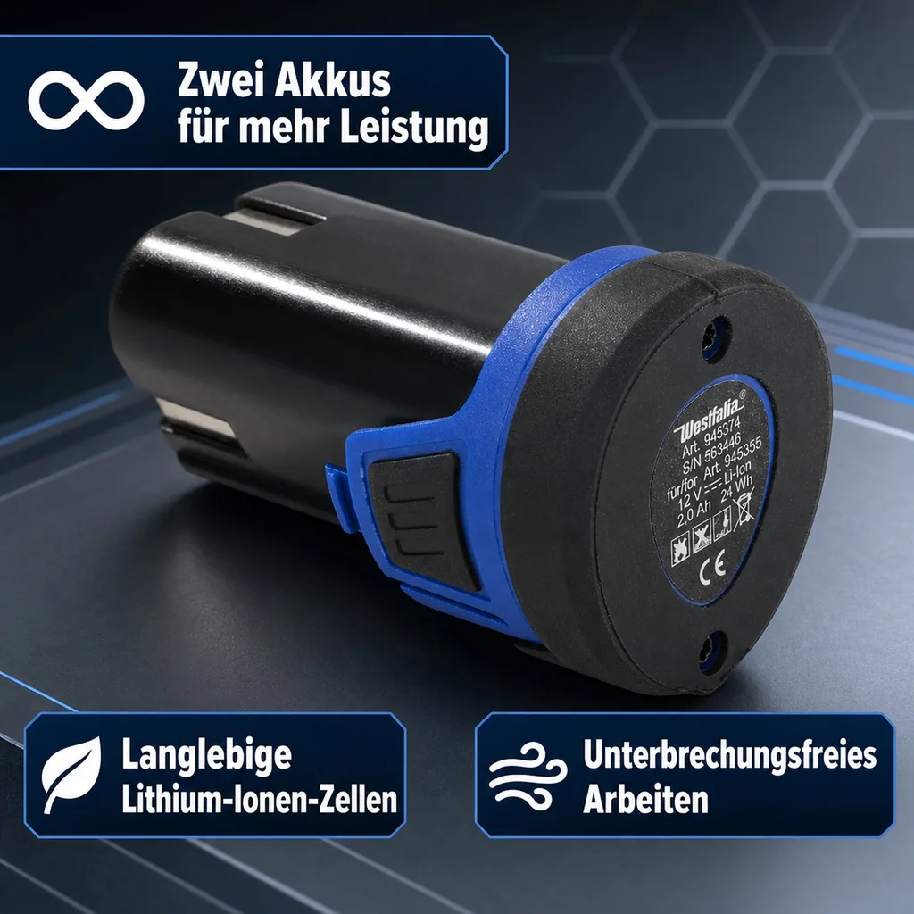 Ersatz-Akku 12 Volt Li-Ion