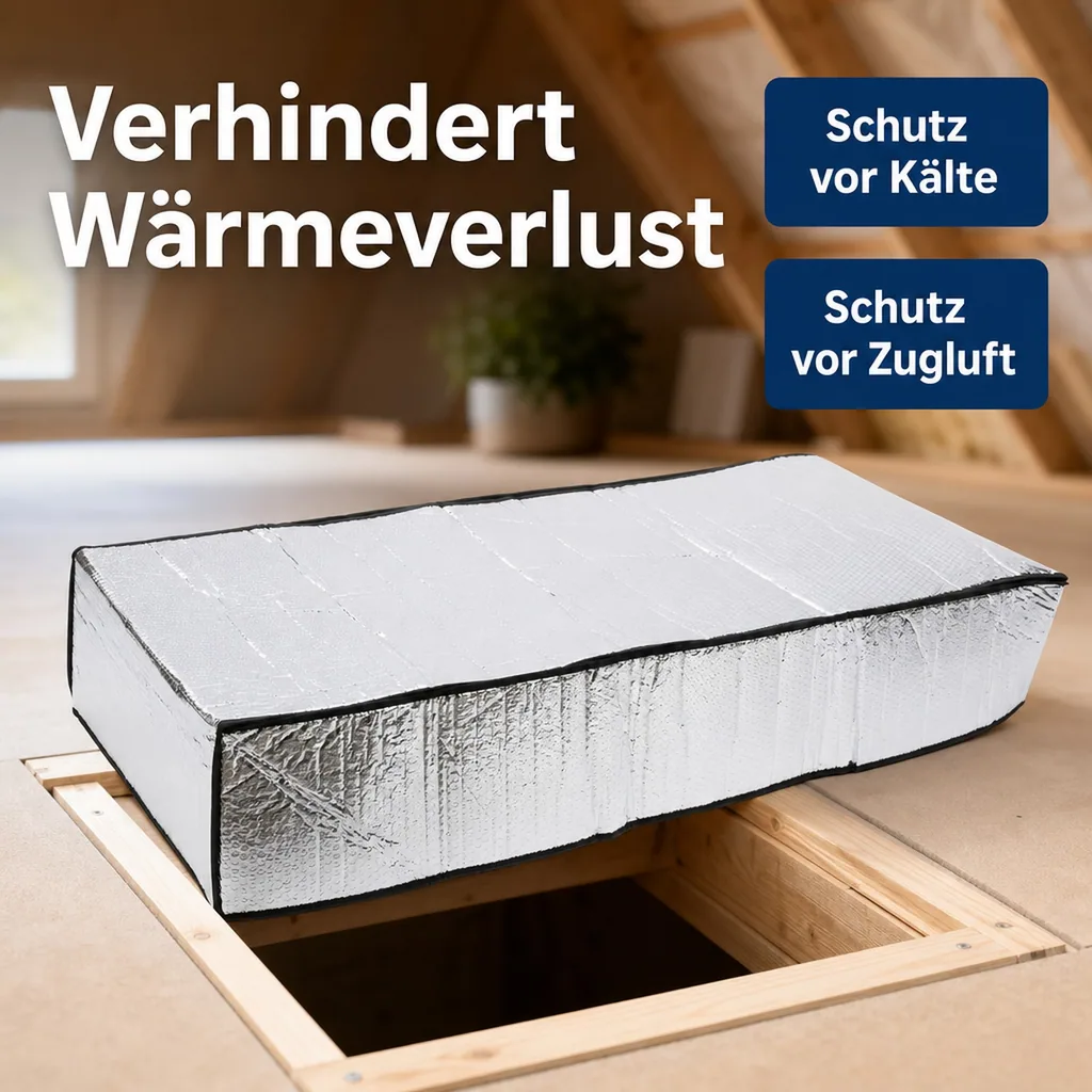 Isolation für Dachtreppen und Dachbodenöffnungen