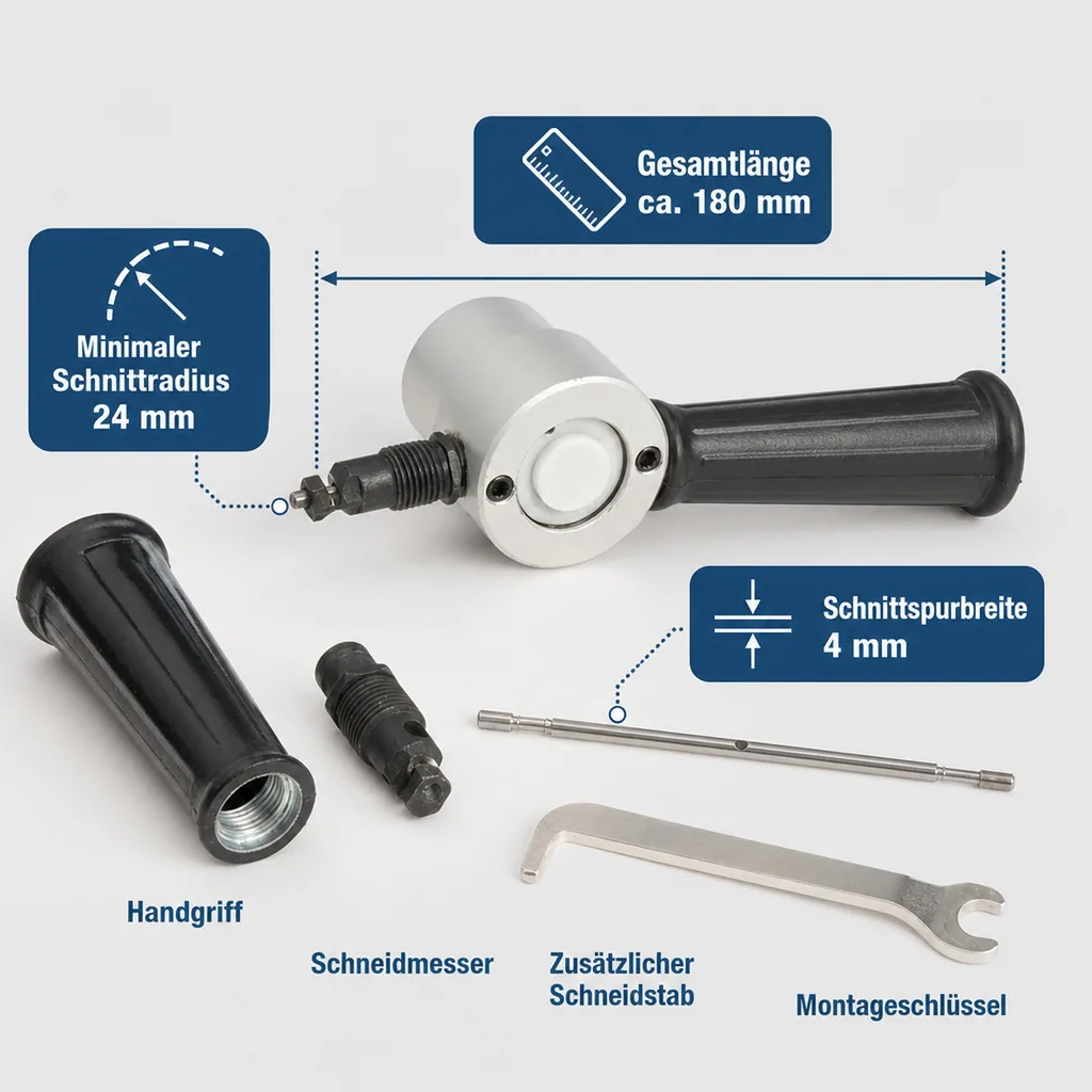 Blechknabber Vorsatz