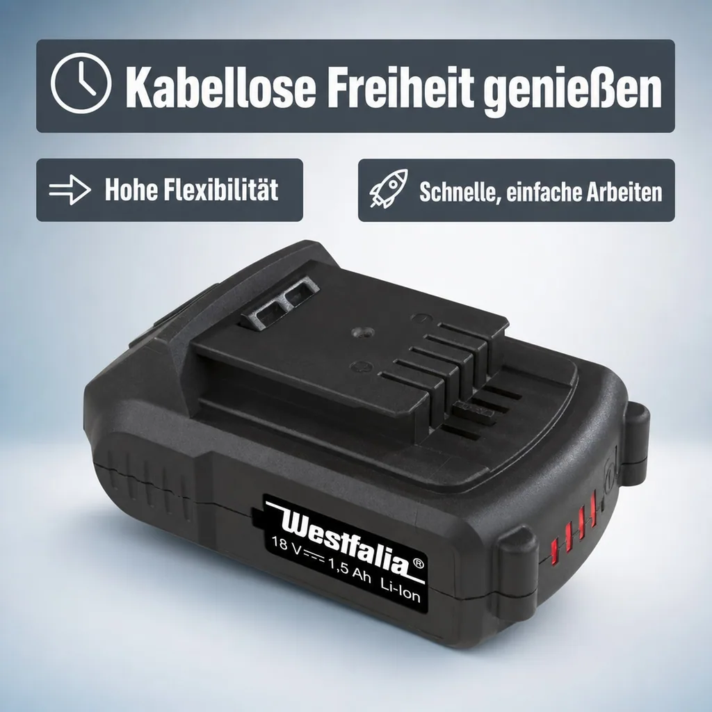 Akku 18 Volt Li-Ion 1,5 Ah