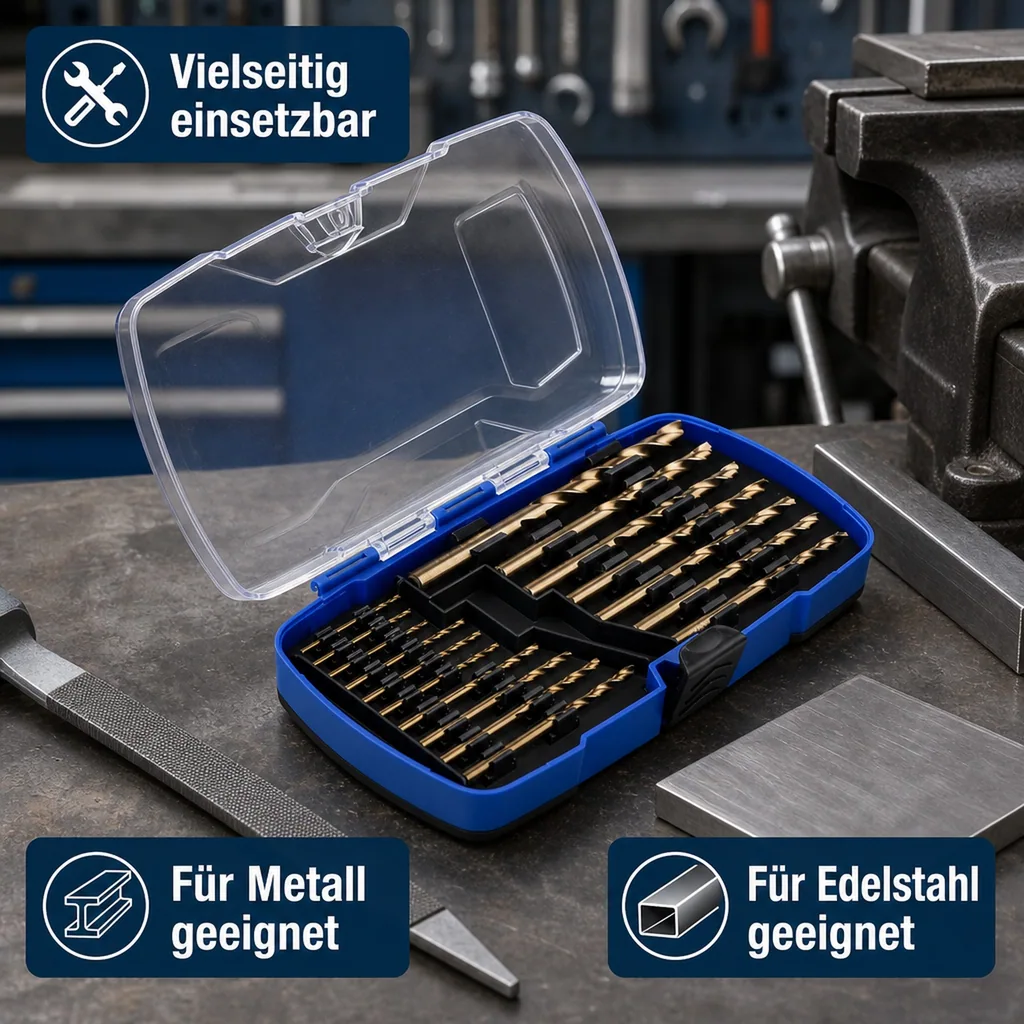 Cobalt-Bohrer-Satz, 17-teilig
