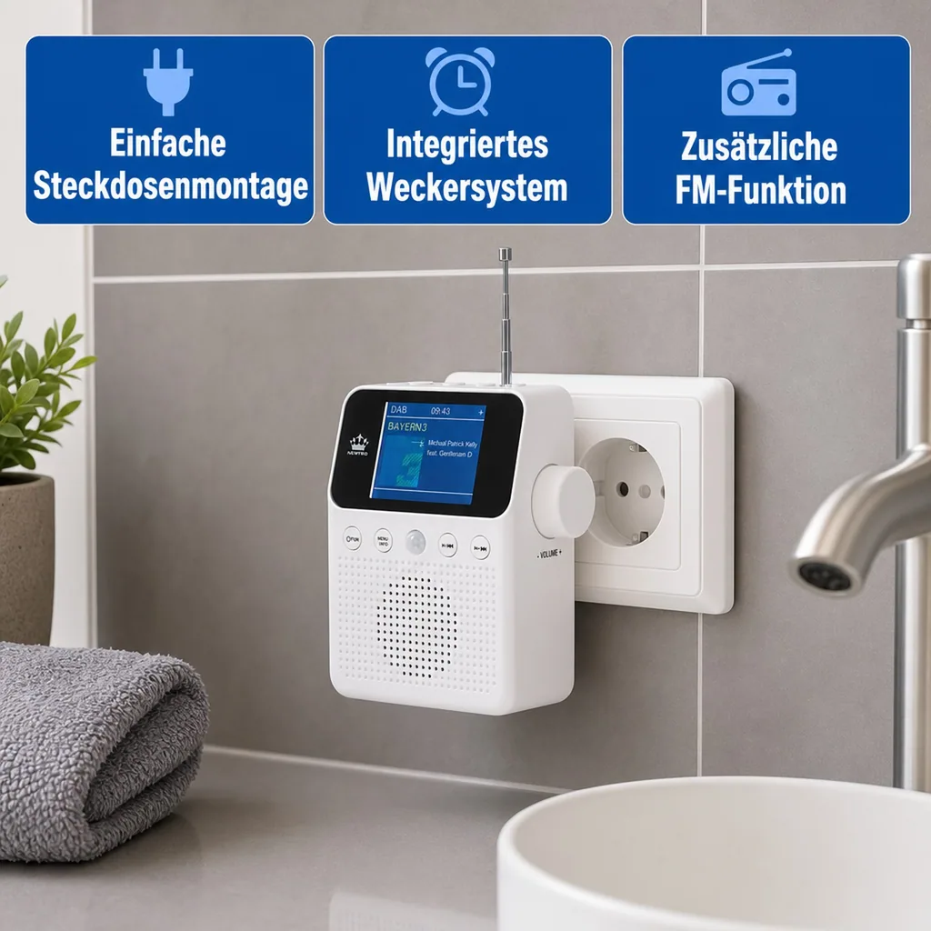 Steckdosen DAB+Radio