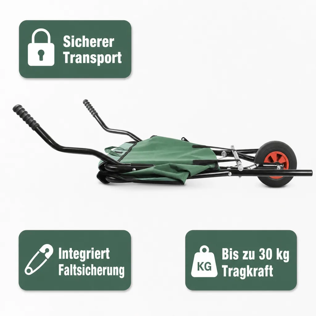 Faltbare Schubkarre