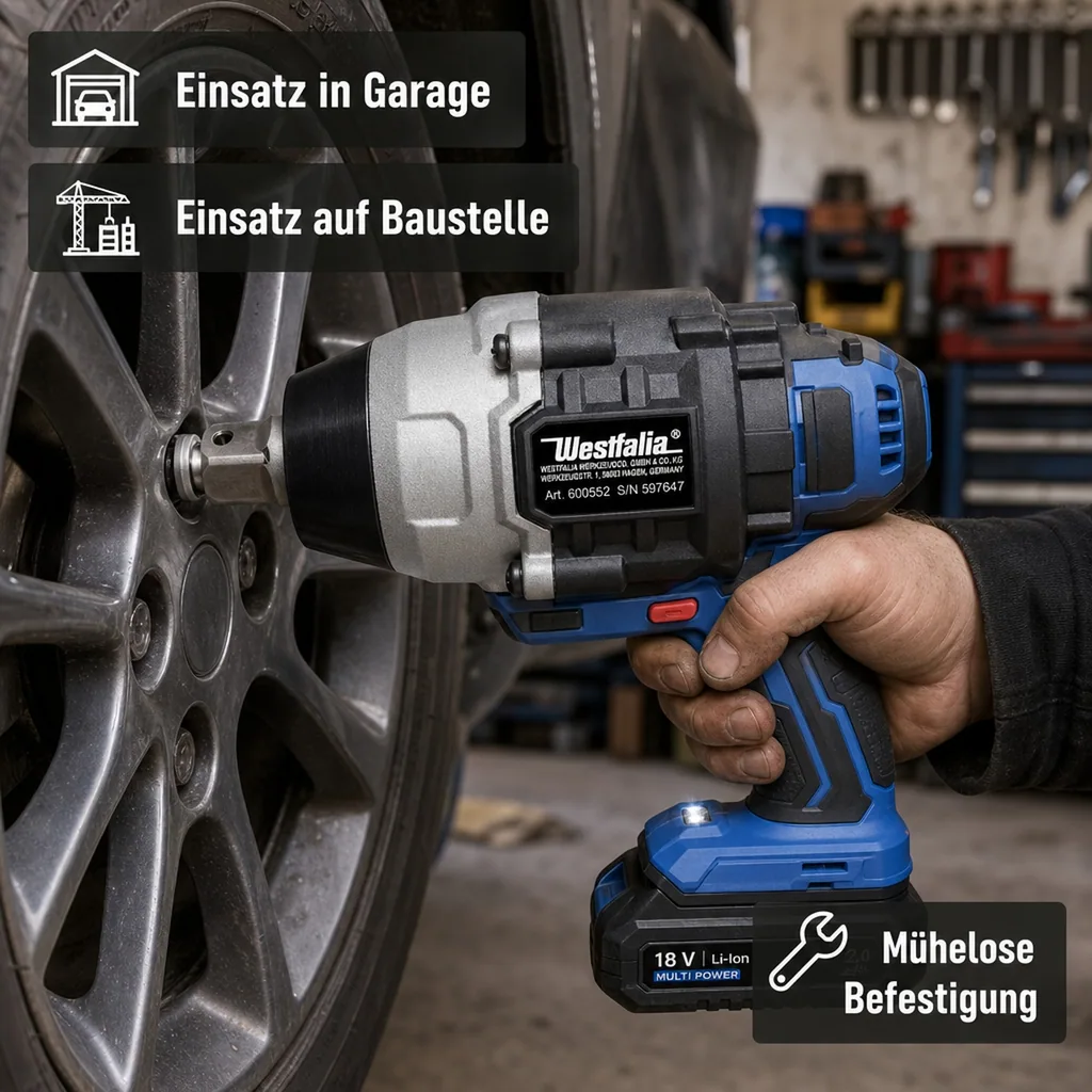 Schlagschrauber Aufsatz für 18V Multi Power Tool