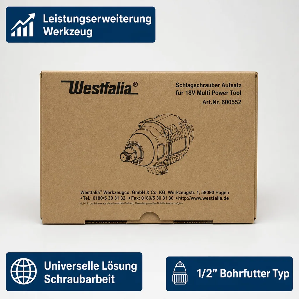 Schlagschrauber Aufsatz für 18V Multi Power Tool