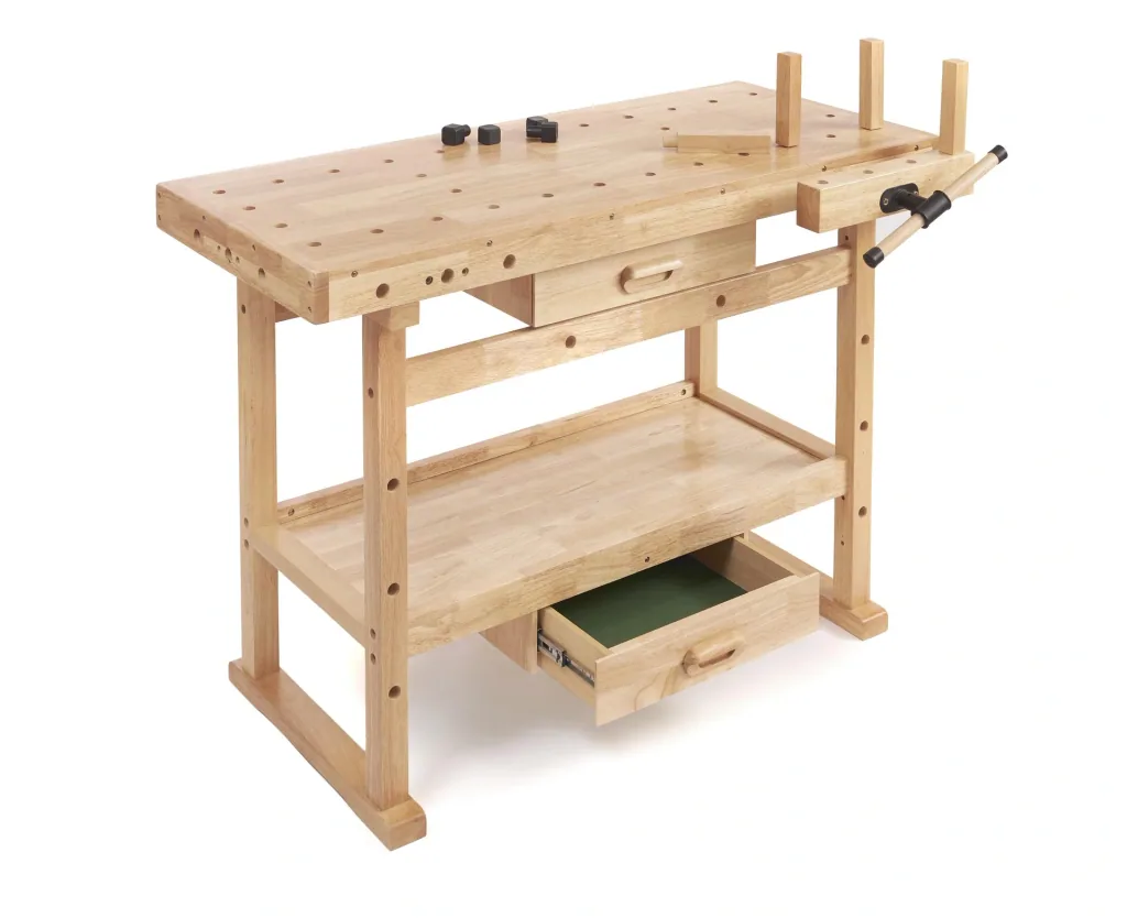 Hobelbank HB2 1220 x 510 x 840 mm (ohne zusätzliche Regale und Klemmen)