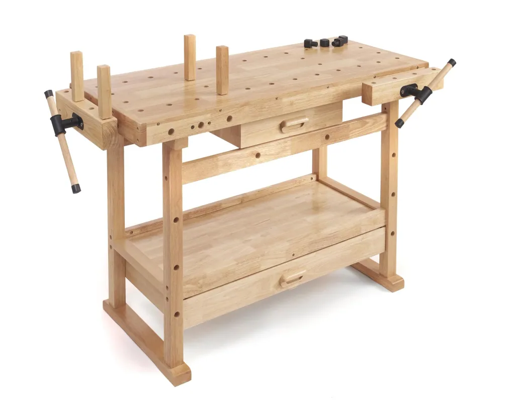 Hobelbank HB2 1220 x 510 x 840 mm (ohne zusätzliche Regale und Klemmen)