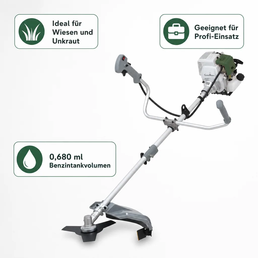 Benzin-Freischneider 4-Takt Motor GM 4T-700 Gartenmeister