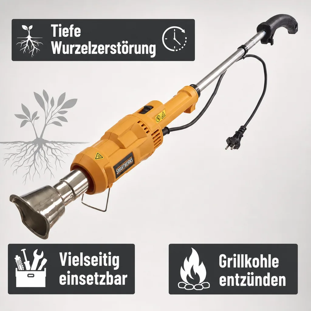 Heissluft-Unkrautvernichter