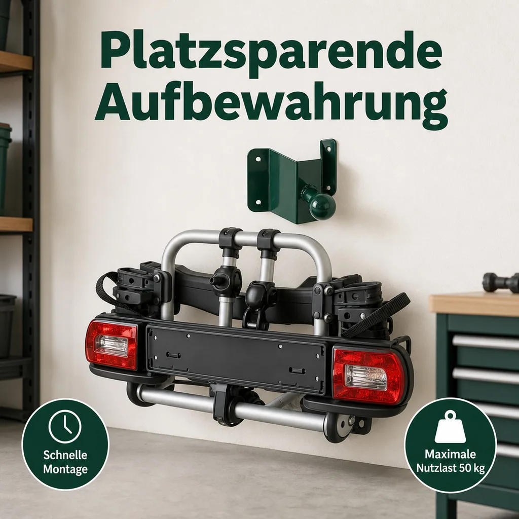 Universeller Wandhalter für AHK Fahrradträger