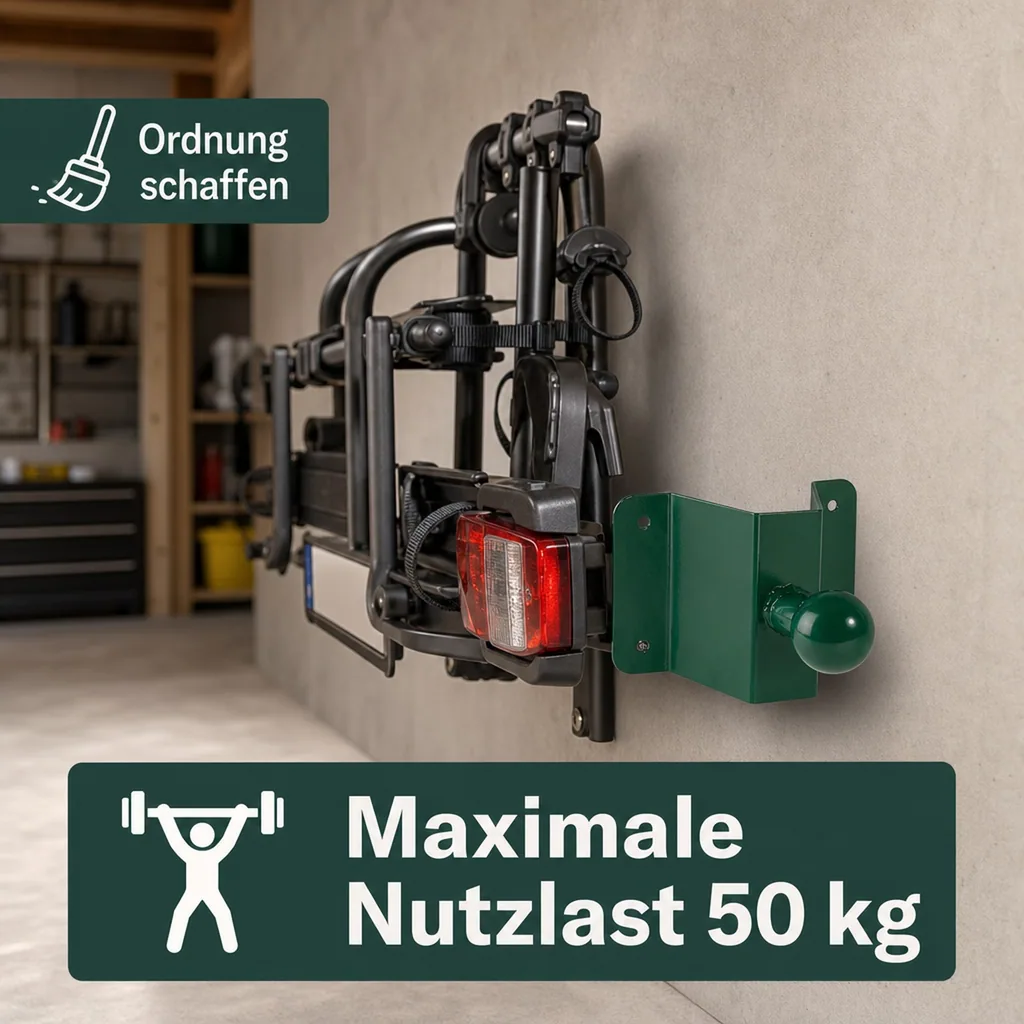 Universeller Wandhalter für AHK Fahrradträger