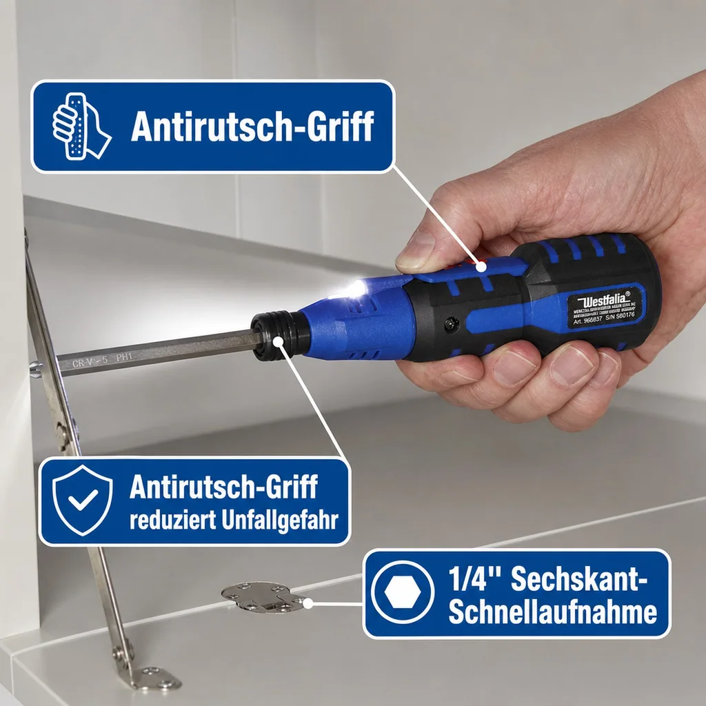 Akku Schraubendreher 3,6V X-Grip 2