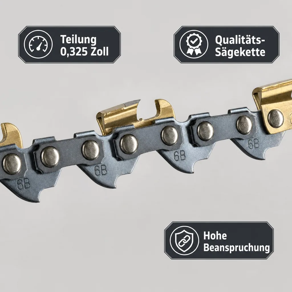 Sägekette "Titan" für 50 cm Schwert, 72 Gl. (1,5 mm), Teil. 0,325"