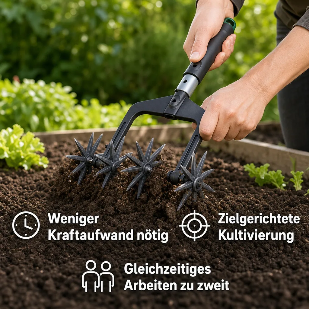 Gartenfräse 2 in 1