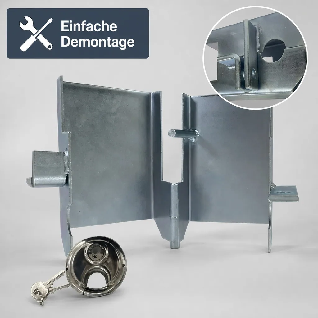 Diebstahlsicherung klappbar