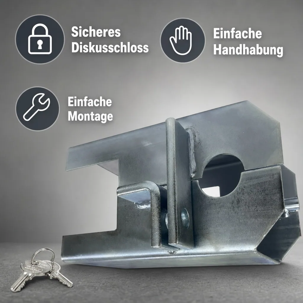 Diebstahlsicherung klappbar