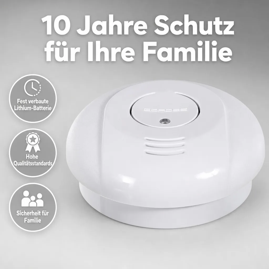 10-Jahres Rauchwarnmelder VdS-Zulassung