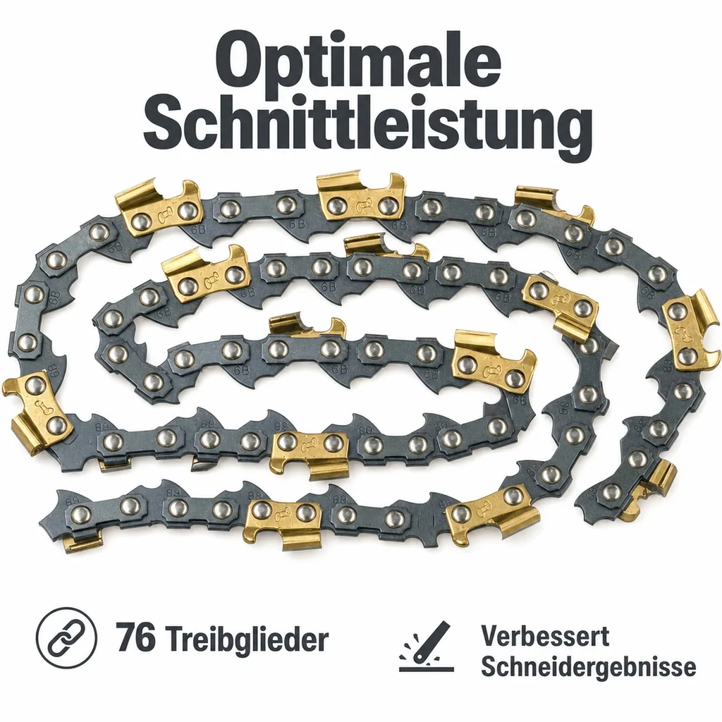 Sägekette "Titan" für 55 cm Schwert, 76 Gl. (1,5 mm), Teil. 0,325"