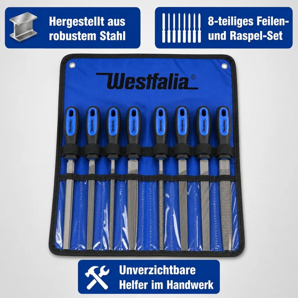 Feilen- und Raspel-Set, 8-teilig