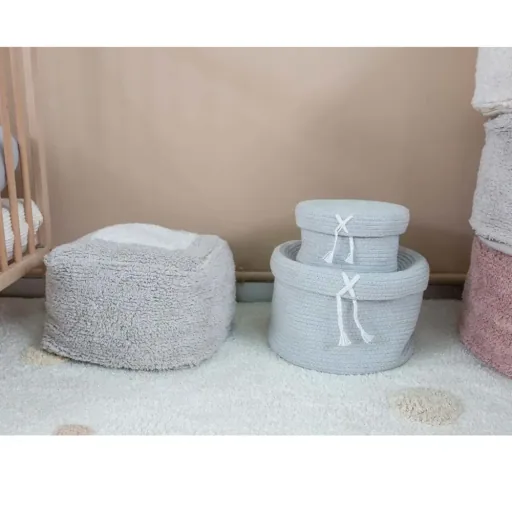 Lorena Canals Sitzpuff "Chill" grau