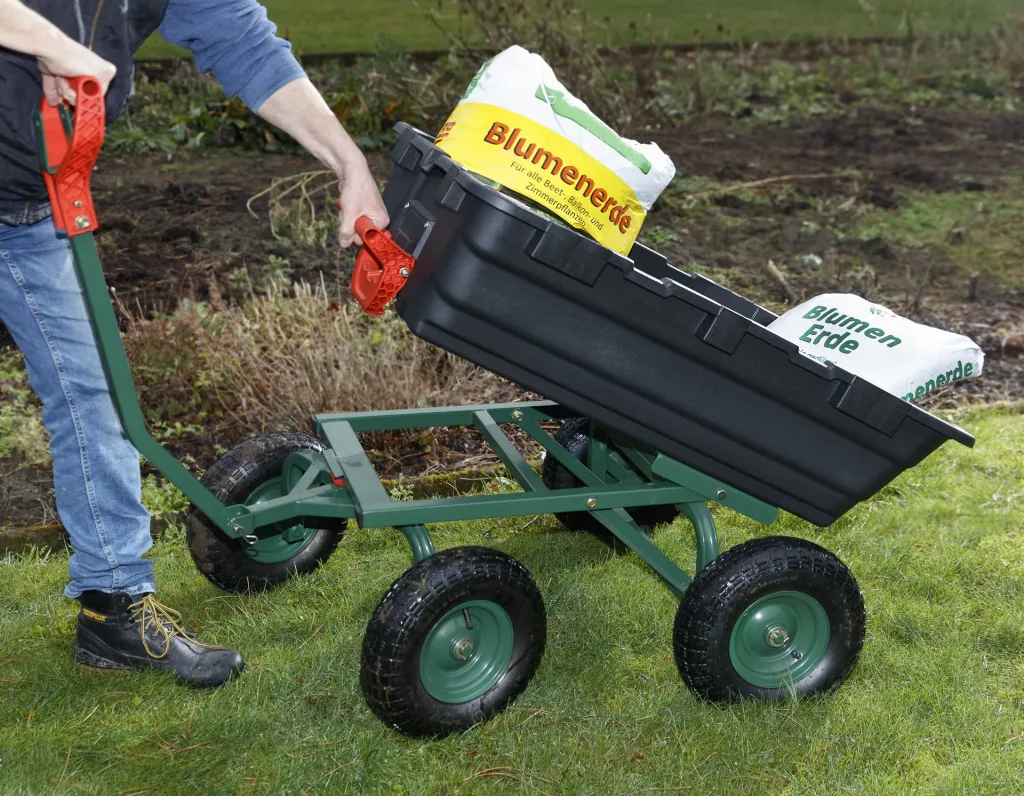 Garten Transportwagen GMGW550, 550 kg Tragkraft, kippbar