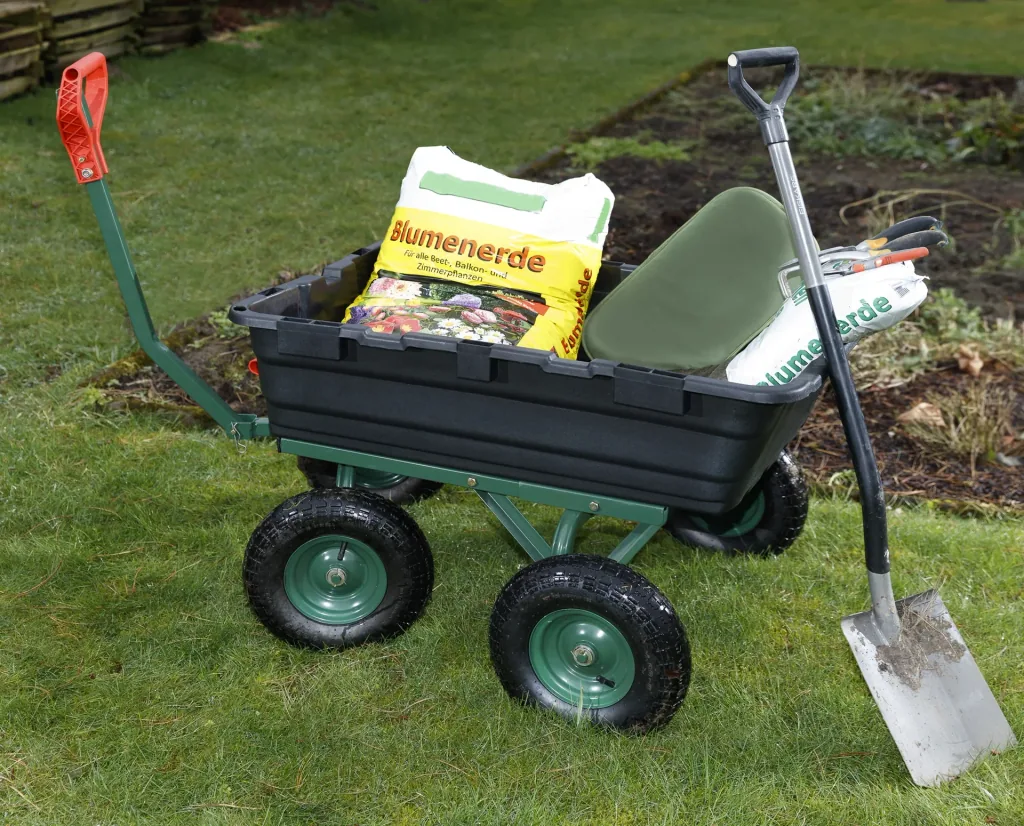 Garten Transportwagen GMGW550, 550 kg Tragkraft, kippbar