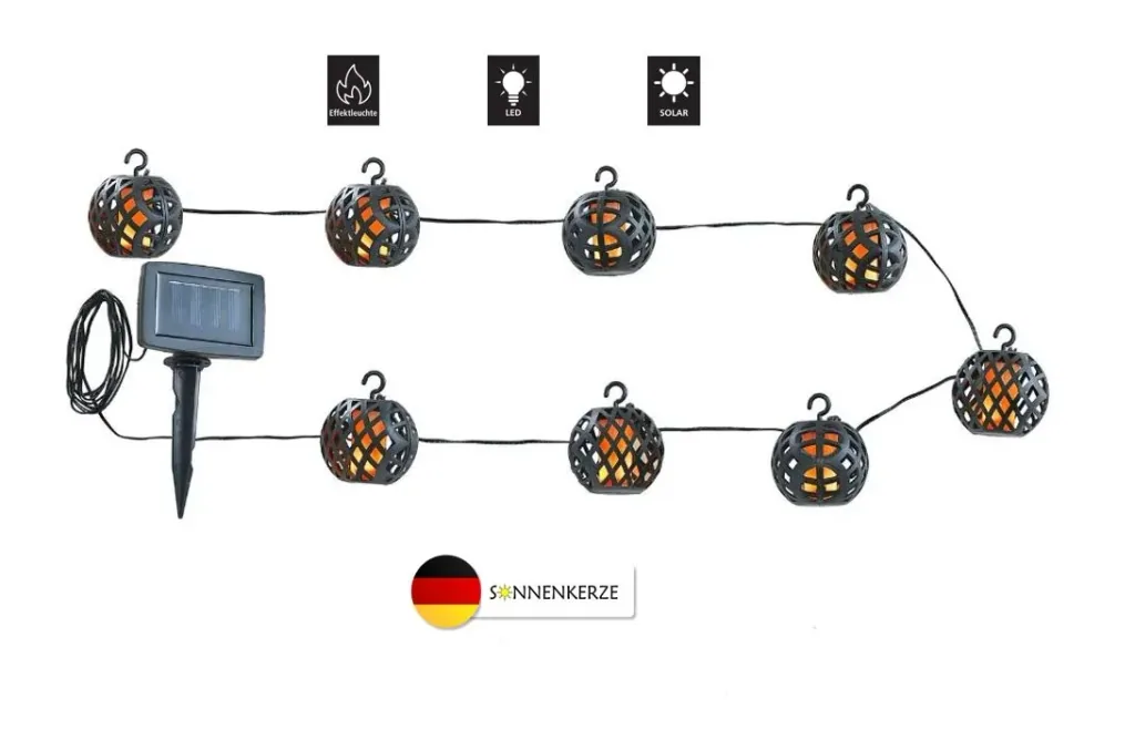 Solar-Lichterkette "Feuerball"
