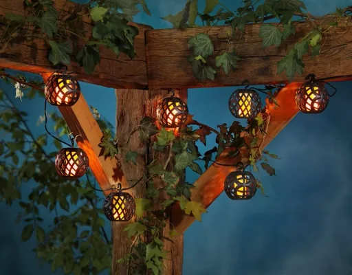 Solar-Lichterkette "Feuerball"