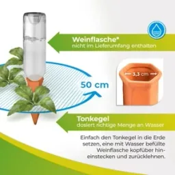 Bewässerungskegel "Hydro Wine" 4er Set