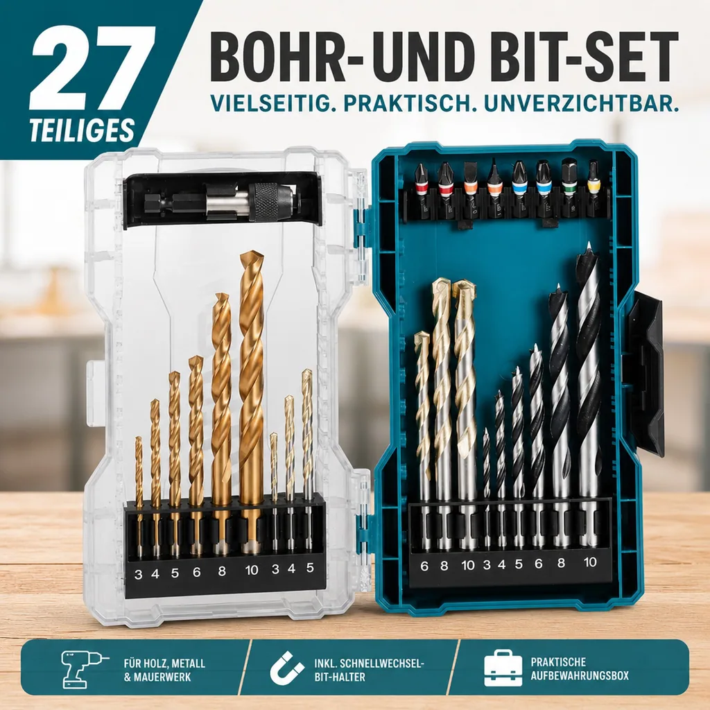 Bohrer-Bit-Set 27 tlg.