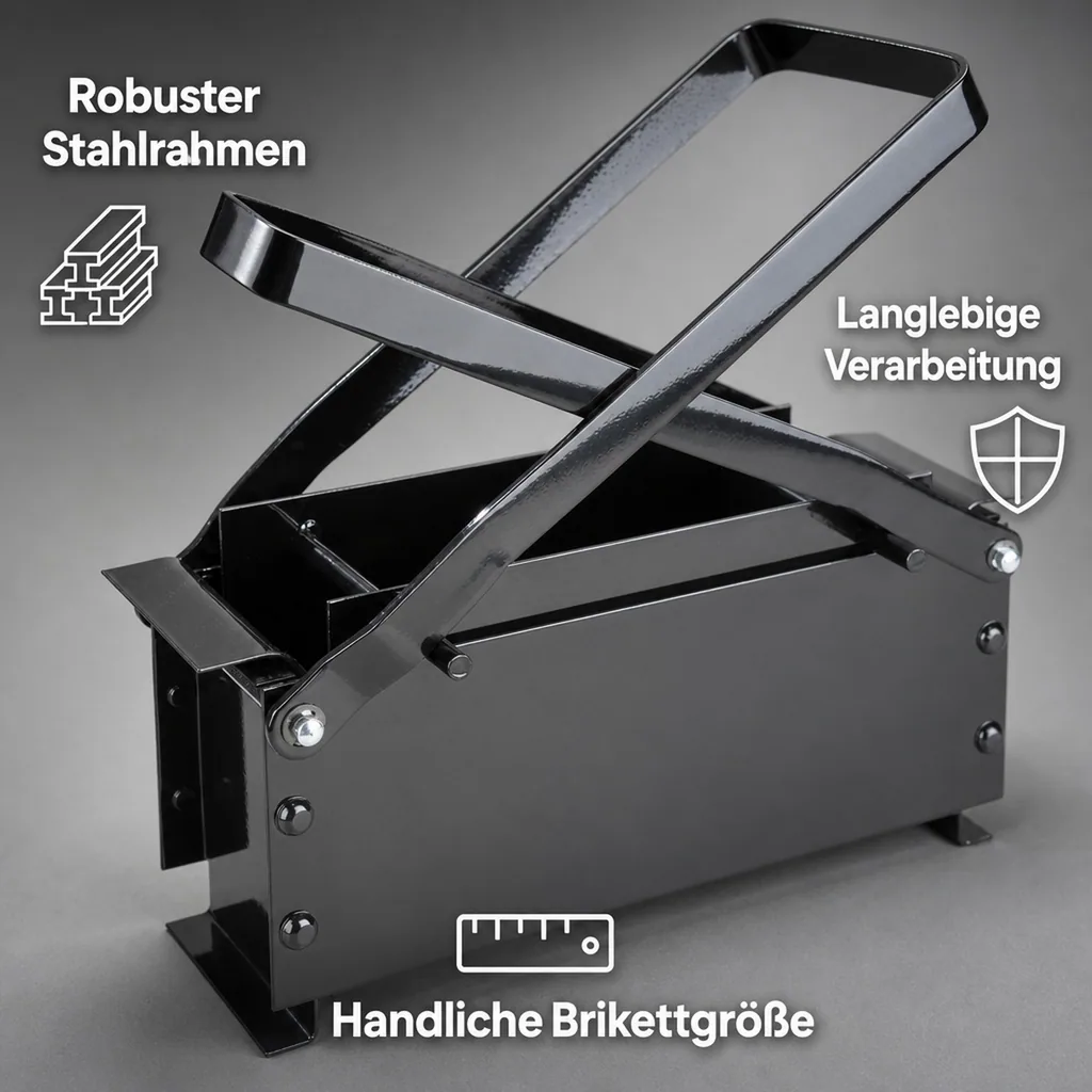 Papierpresse aus Stahl