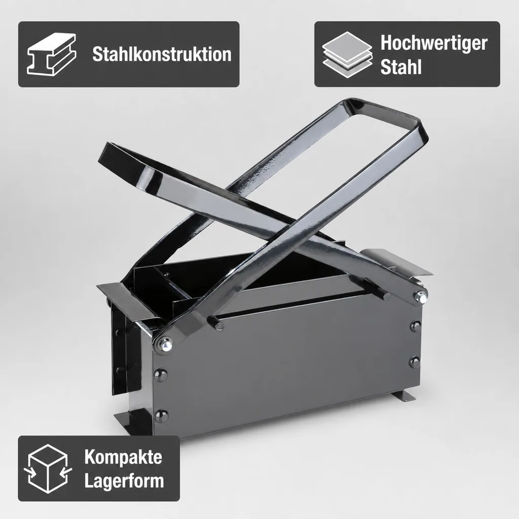 Papierpresse aus Stahl