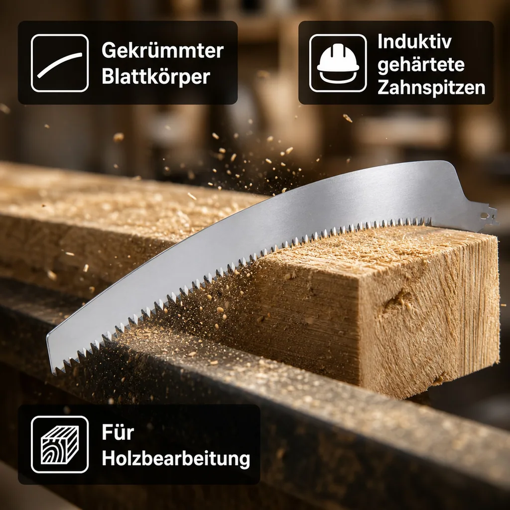 Säbelsägeblatt "Curved" für Holz