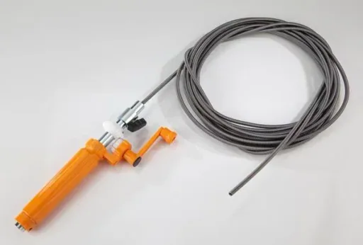 Rohrreinigungswelle mit Kurbelantrieb