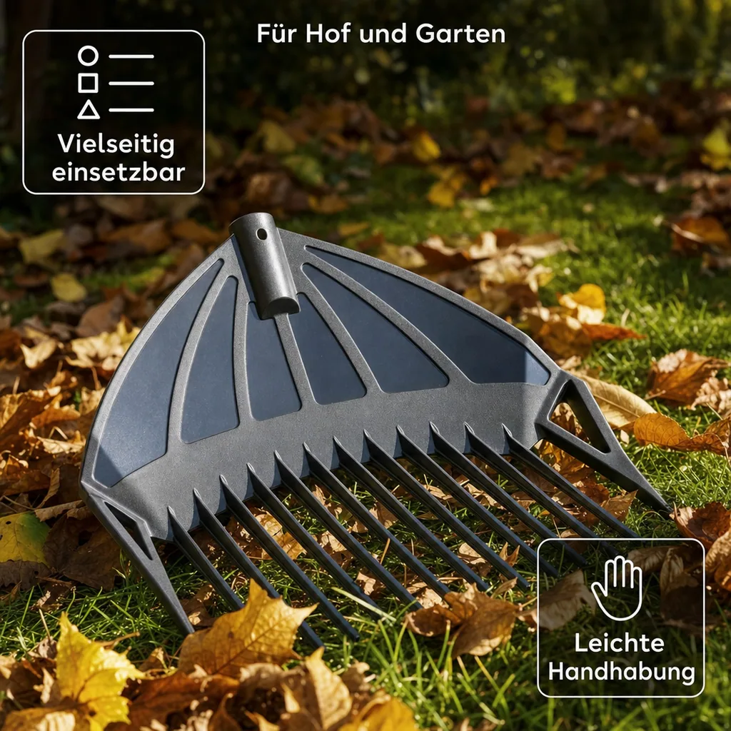 Hof & Gartenschaufel groß 3-in-1 – ohne Stiel