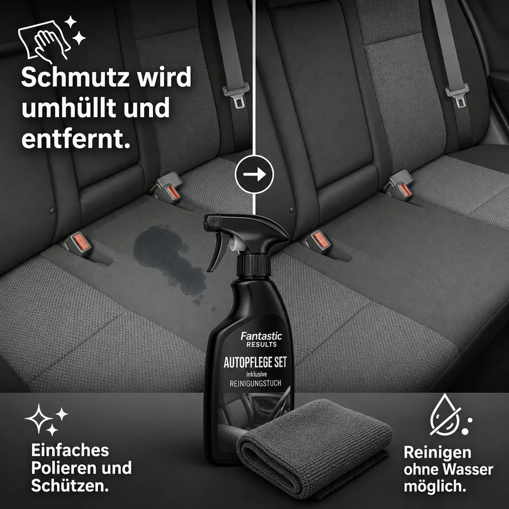 Fantastic Results Autopflege Set inklusive Reinigungstuch