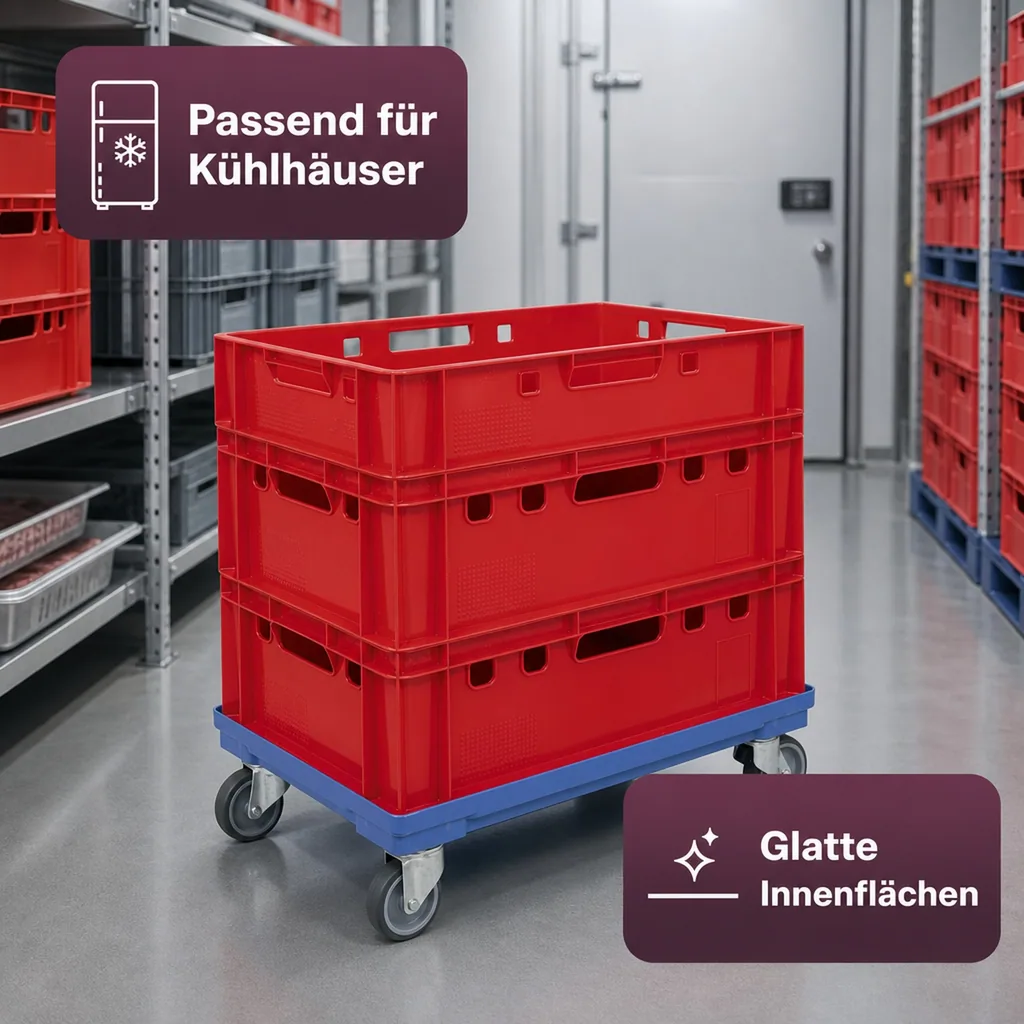 Eurofleischbehälter E2 60x40x20 rot