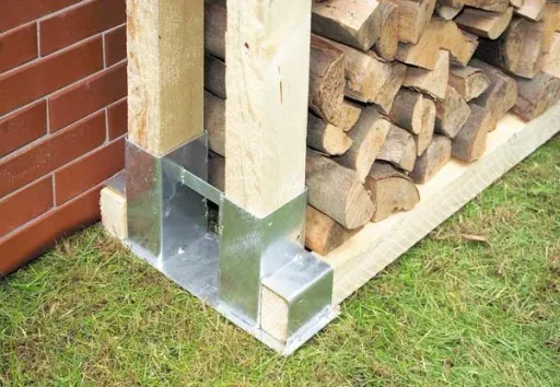 Holzstapelhalter, feuerverzinkt